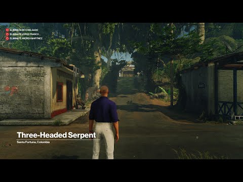 HITMAN 3 Santa Fortuna, Colombia "Three-Headed Serpent" Sniper Assassin, Suit Only