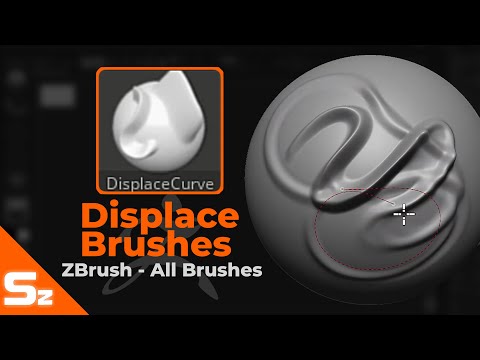 Displace Brushes: ZBrush All Brushes