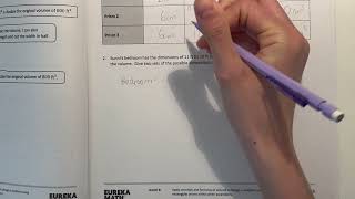 Eureka Math Grade 5 Module 5 Lesson 8 Homework | #mathwithaubrey #answers