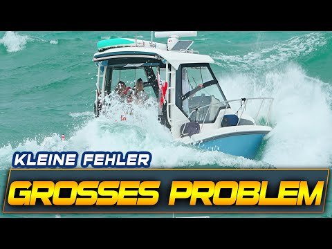 MOTORBOOTE AUF WELLEN VON 6-8'!!️ DER SCHLIMMSTE TAG FÜR MOTORBOOTE SEIT LANGEM | BOOTS ZONE