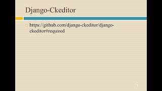 Django系列65 Python网站开发系列190 —Python程序设计系列446 富文本编辑