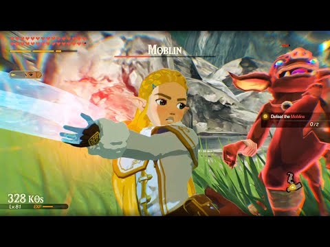 Hyrule Warriors: Age of Calamity - Zelda's Sheikah Slate Moveset Showcase (Version 2)