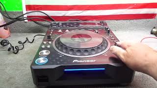 Video thumbnail for DEMO OF PIONEER DVJ-1000 PRO DJ TURNTABLE CD PLAYER #1 OF 2 FOR SALE by SOHOAUCTION