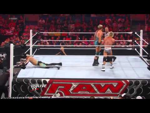 LUCHA COMPLETA  Dolph Ziggler vs Christian vs The Great Khali vs Jack Swagger   Raw ᴴᴰ