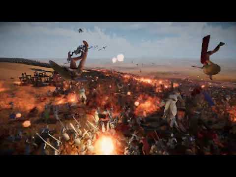 30K Footmen Archers & Catapults vs. 300K Persians, Knights, Spartans & Romans UEBS2