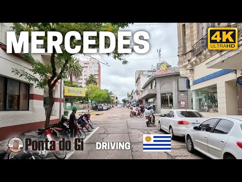 CIUDAD de MERCEDES en 4K - un BELLO sitio cargado de historia - SORIANO #driving TOUR 2025 URUGUAY