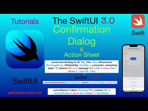 Confirmation Dialog &  SwiftUI (Xcode 13.2,  Swift 5.5, iOS 15)