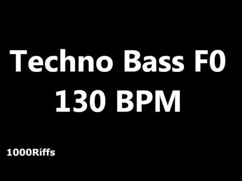 Techno Bass Metronome F0 : 130 BPM : Beats Per Minute