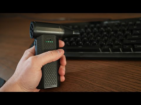 Clean your keyboard and desk with this electric duster - Fourq air duster