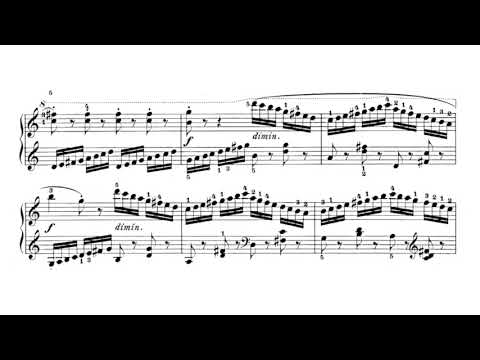 Czerny The School of Velocity Op. 299 No. 5