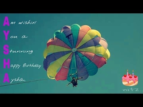 Happy Birthday Aysha