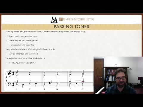 Lecture 17 - Embellishing Tones and Pedal Points (Music Theory Series)