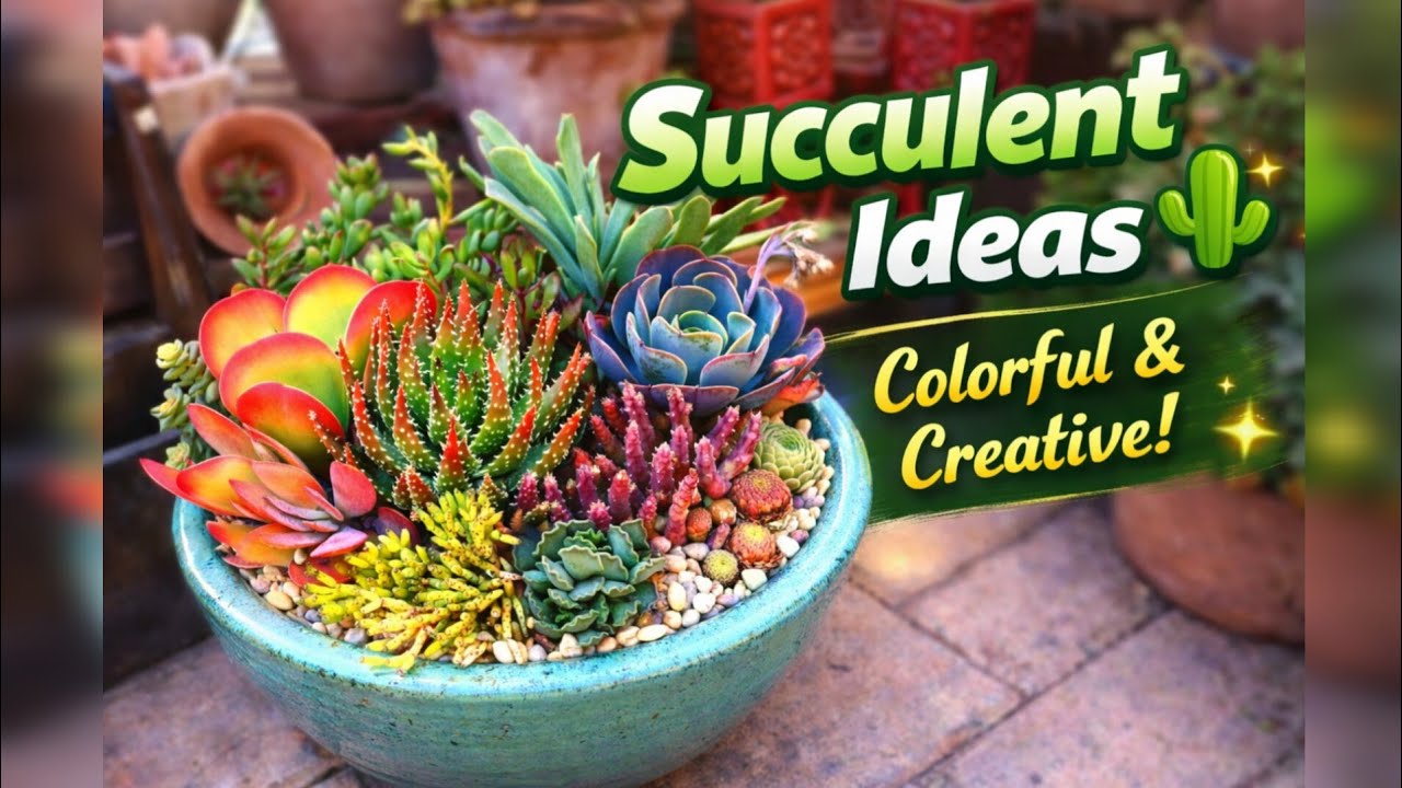 Creative Succulent Arrangement Ideas 🌵 | Beautiful DIY Succulent Decor for Home