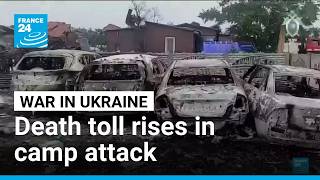 Drone attack kills 11 people including 5 children at Ukrainian holiday camp in Russian-held region