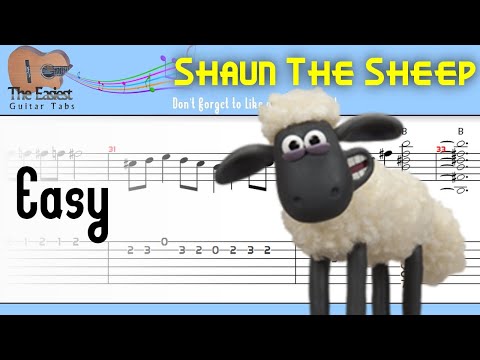 Shaun The Sheep Guitar Tab