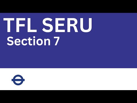 TFL SERU - Section 7: Safer Driving
