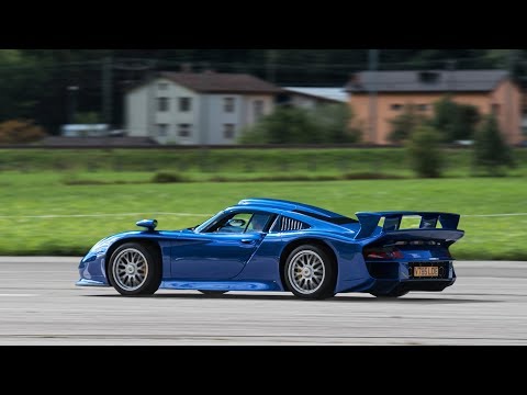 Porsche GT1 CRAZY SOUND and DRAGRACE !