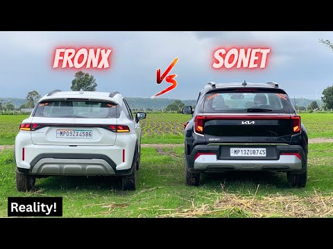 Fronx या Sonet कौन है Best ? - Fronx Delta plus vs Kia Sonet Htk O 2025🔥| Sirf 80000 ka Fark😱