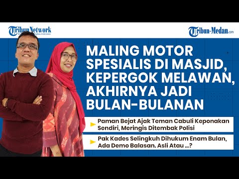 Maling Motor Spesialis di Mesjid, Kepergok Melawan, Akhirnya jadi Bulan-Bulanan l Selamat Sore Medan