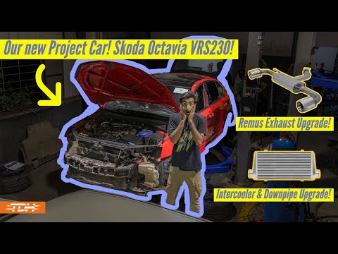 Our new OCTAVIA VRS230 gets a Remus Exhaust System, Milltek Downpipe and an Intercooler Upgrade!