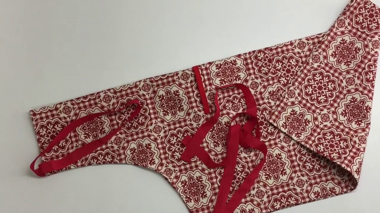 Coudre un tablier de cuisine  sans modèle ~ Tuto couture Madalena