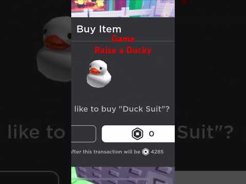 Claiming Free Ugc “Ducky Suit” #freeugc #roblox #ugc #easy
