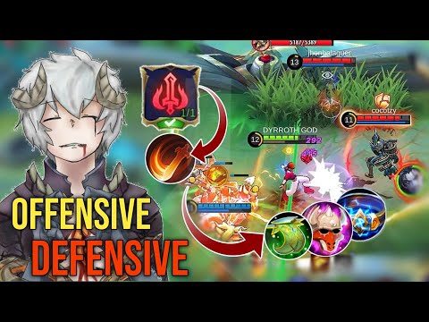 DYRROTH TANK BUILD HYPER CARRY| Top global dyrroth 🔥