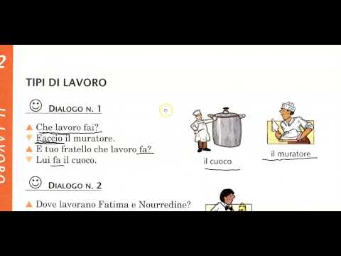 2 Komunikimi ne Gjuhen Italiane Mesimi 2 Puna Il Lavoro