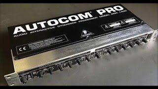Video thumbnail for Behringer MDX-1400 compressor test (broadcasting audio setup) by alfredokiwi