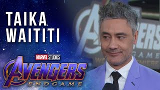 Taika Waititi Brings the Party to the LIVE Avengers: Endgame Premiere