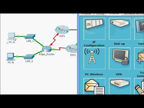2.2.5.5 Packet Tracer - Configuring Floating Static Routes
