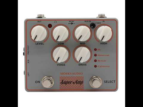 Mosky Super Amp , 4 amps in 1 pedal