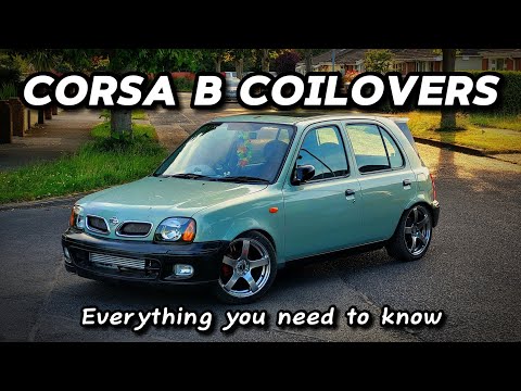 Einbau von Corsa B Gewindefahrwerken in einen K11 Nissan Micra