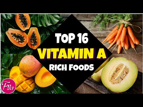 ✅16 Vitamin A Rich Foods | Vitamin A Foods