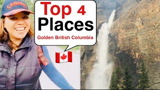 TOP 4  BEST PLACES TO VISIT IN GOLDEN BRITISH COLUMBIA CANADA |travel Alberta vlog|sarah buyucan
