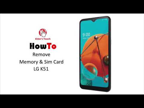 #HowTo - Remove SIM/SD card from LG K51