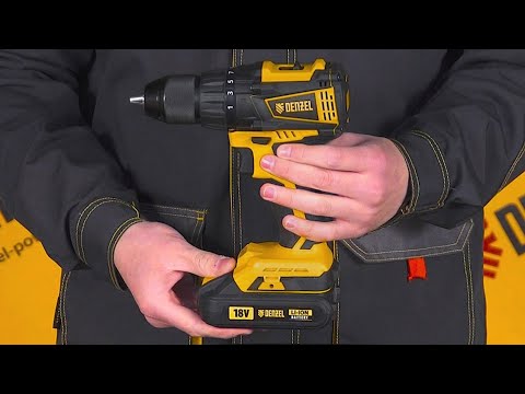 Миниатюра изображения товара Аккумуляторная дрель-шуруповерт Denzel BLDL-IB-18-02 / 26121