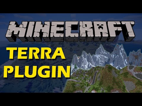 Epic world generating plugin in Minecraft with TERRA Plugin
