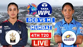 🔴WPL Live: Mumbai Indians vs Royal Challengers Bangalore Womens Live Cricket Match Today | RCB vs MI