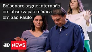 Michelle diz que internação de Bolsonaro é “sequela” de atentado