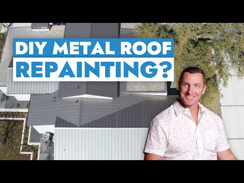 Can a Homeowner Repaint Their Metal Roof? Paint, Tools, Instructions