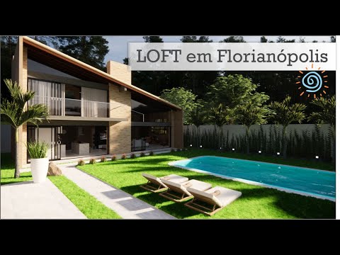 Maquete 3D - LOFT em Florianópolis - SC