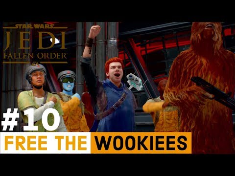 STAR WARS JEDI FALLEN ORDER Gameplay Part 10 - Free The Wookiees (Full Game)