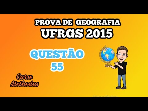 55 of 2015 from the UFRGS Geography test - Look at the map below. Select the alternative that ind...