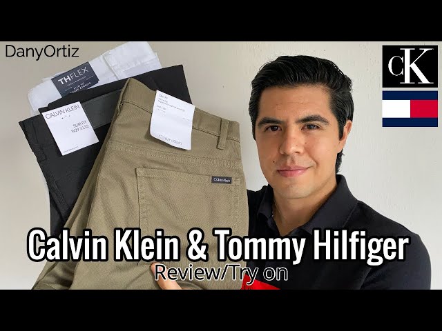 Vídeo relacionado con Tommy Jeans Pantalón Chino Hombre Scanton Twill Slim Fit, Negro (Black), 38W/34L