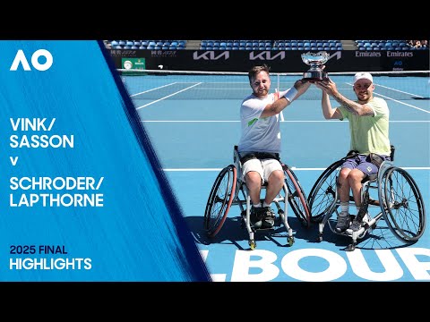Sasson/Vink v Lapthorn/Schroder Highlights | Australian Open 2025 Final