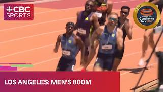 Season's best performance wins men's 800m at Continental Tour stop in Los Angeles | #CBCSports