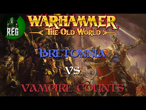 Warhammer The Old World Battle Report | Vampire Counts vs Kingdom of Bretonnia