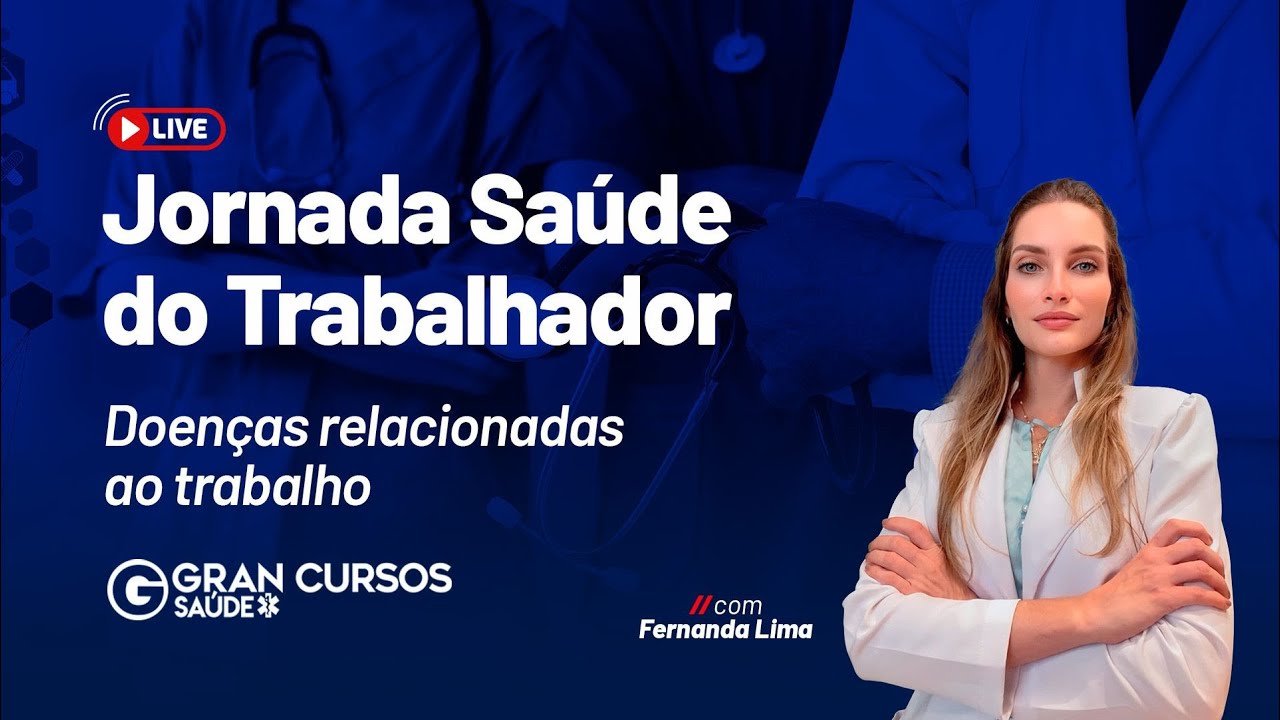 Watch Now Jornada Saúde do Trabalhador - Doenças relacionadas ao trabalho com Fernanda Lima Jornada Saúde do Trabalhador - Doenças relacionadas ao trabalho com Fernanda Lima