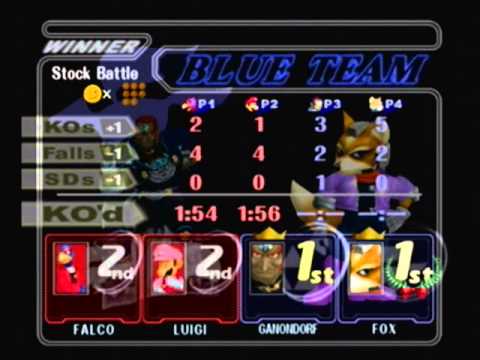 DTMS: Colbol (Fox) and Linguini (Ganondorf) vs Blea Gelo (Luigi) and Clay (Falco)